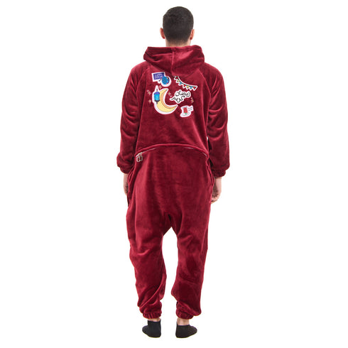 Snuggs Blanket Onesie Dark Red هلال رمضان